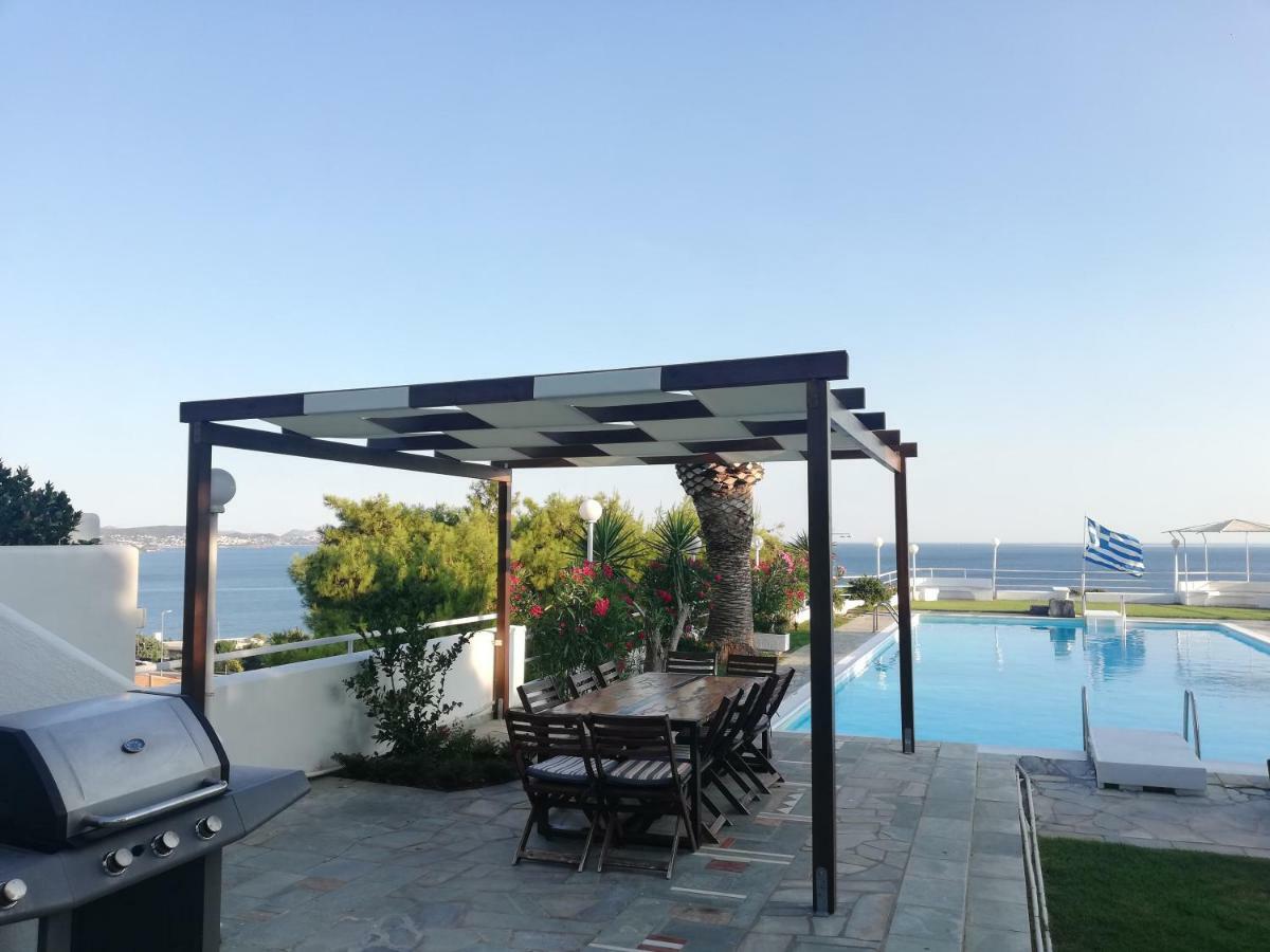 Beautiful, Private Villa By The Sea Ajía Marína Kültér fotó